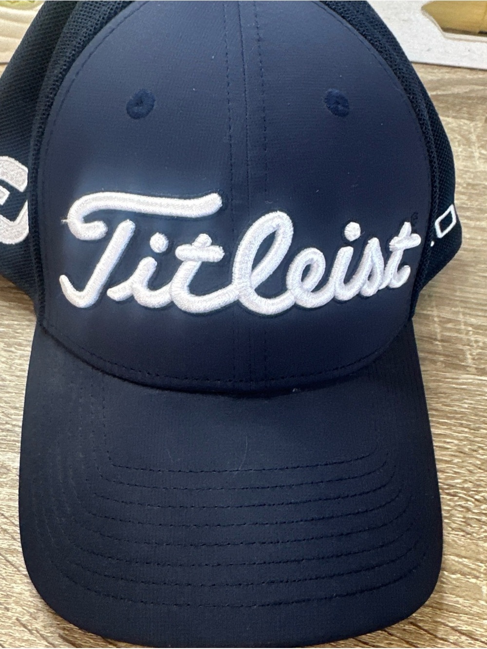 Titleist  Hat Adult L/XL Pro-V1 FootJoy Fitted Golf navy Rare